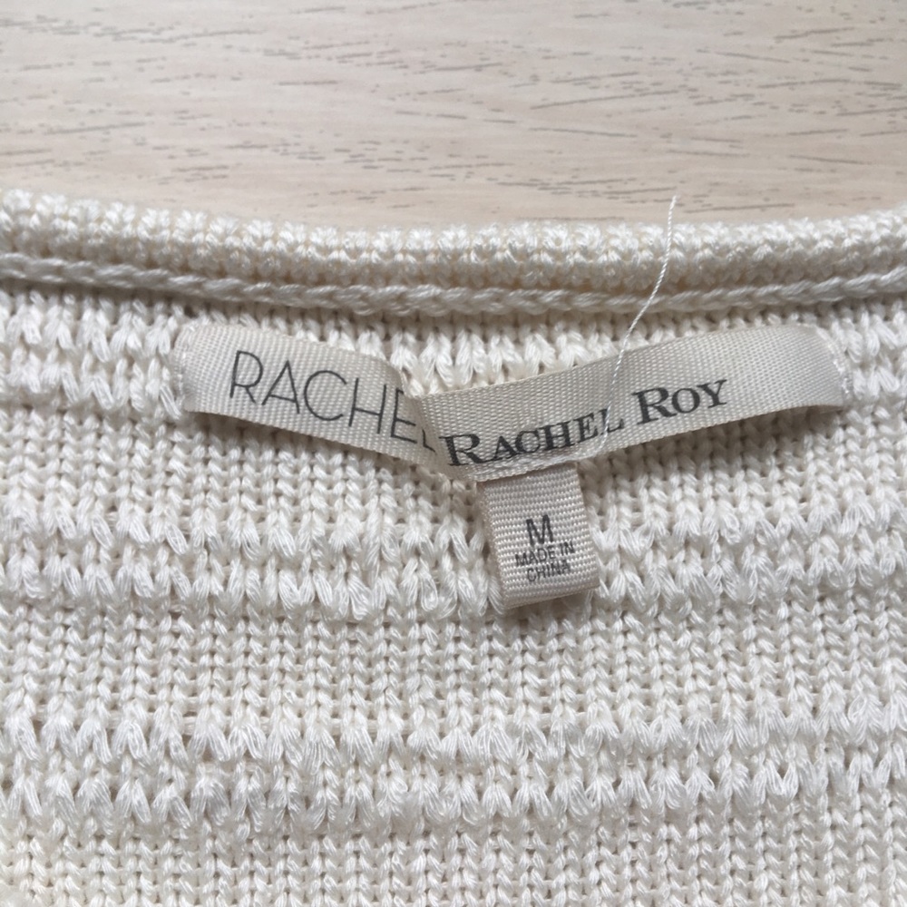 Women’s Rachel Roy Lightweight Sweater Cream, Str… - image 6